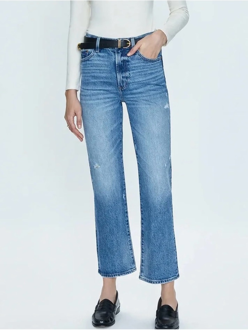 Pistola Ally HighRise Vintage Ankle Bootcut Jeans - Picture 1 of 9